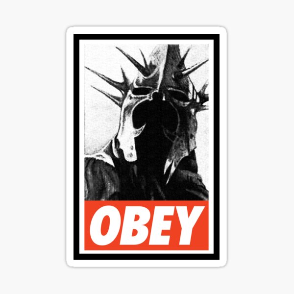 Item preview, Obey the dark lord designed and sold by Dragonzord.
