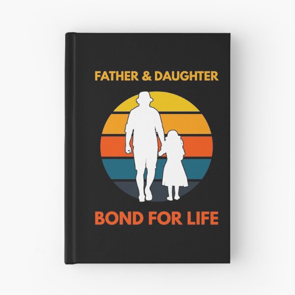 Item preview, Father Daughter Bond for Life Retro Sunset Silhouette designed and sold by TheSwagShack.