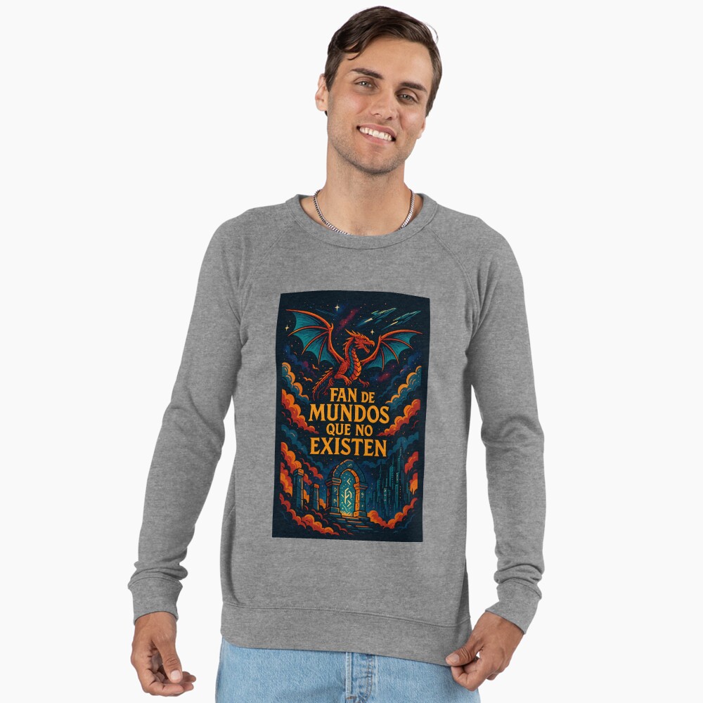 Vista previa del artículo con la obra «Sudadera ligera», diseñado y vendido por FrikiMart.