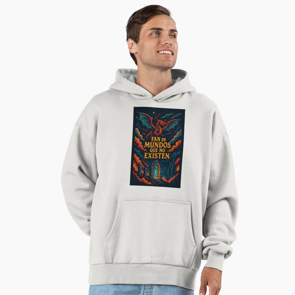 Vista previa del artículo con la obra «Sudadera con capucha oversize prémium», diseñado y vendido por FrikiMart.
