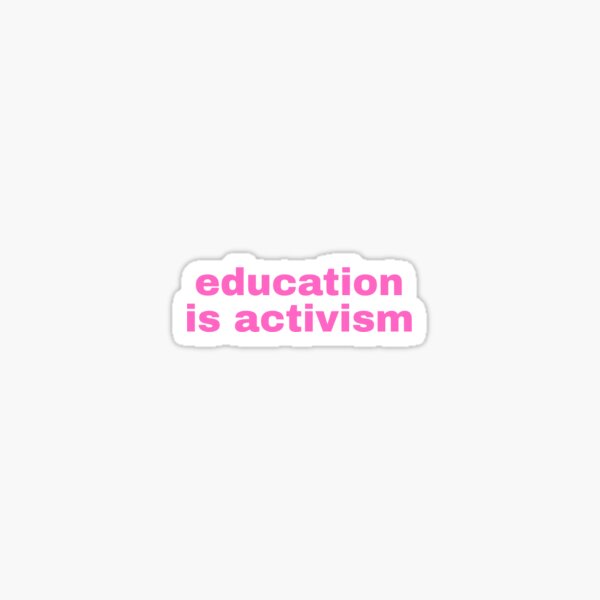 Aperçu de l'œuvre L'éducation est un activisme créée et vendue par Trialloja.