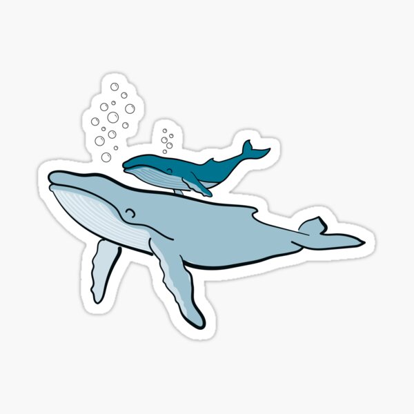 Item preview, Whale Mom and Calf designed and sold by Katie Tandlmayer.