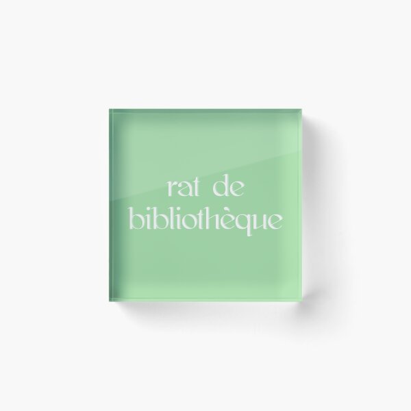 Aperçu de l'œuvre rat de bibliothèque (blanc) créée et vendue par PastelMushroom.