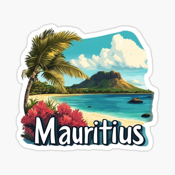 Item preview, Mauritius Scenic Island – Coastal View designed and sold by Myra365Art.
