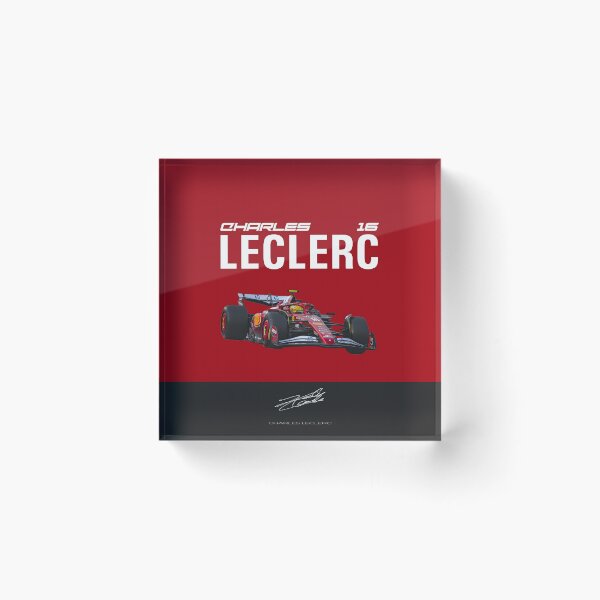 Item preview, Arte de Charles Leclerc para Ferrari en F1: Gráfico del coche número 16 y SF-25 | Motorsport Red designed and sold by Studio F1Grid.