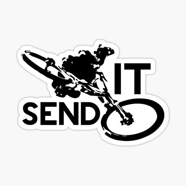 Aperçu de l'œuvre Envoyez-le en descente VTT créée et vendue par Design--Spore.
