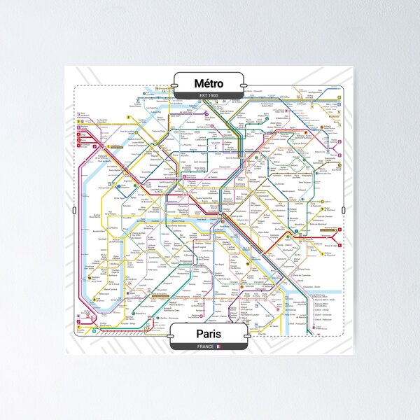 Aperçu de l'œuvre Métro - Paris créée et vendue par aleibanez.