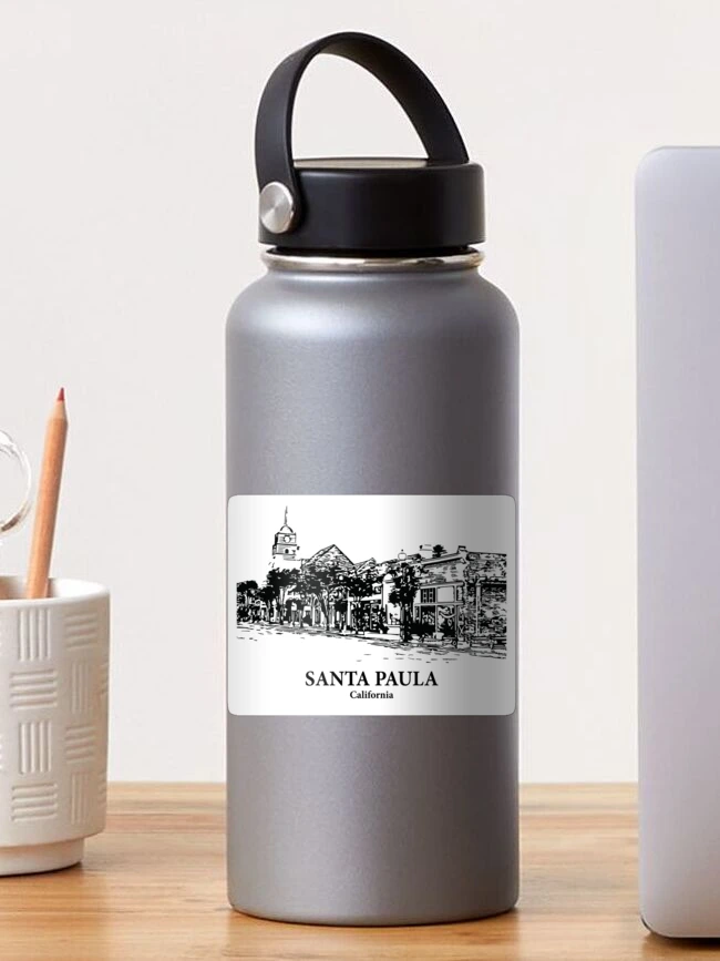 Thumbnail 1 of 3, Sticker, Santa Paula - California designed and sold by Lakeric.