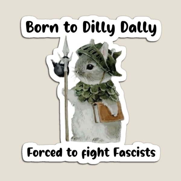 Aperçu de l'œuvre Lapin combattant fasciste créée et vendue par IronLazarus.