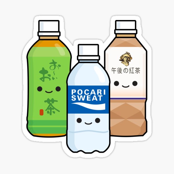 Artikelvorschau, Beliebte japanische Getränke aus dem Automaten – Kawaii Konbini Art entworfen und verkauft von thehappypals.