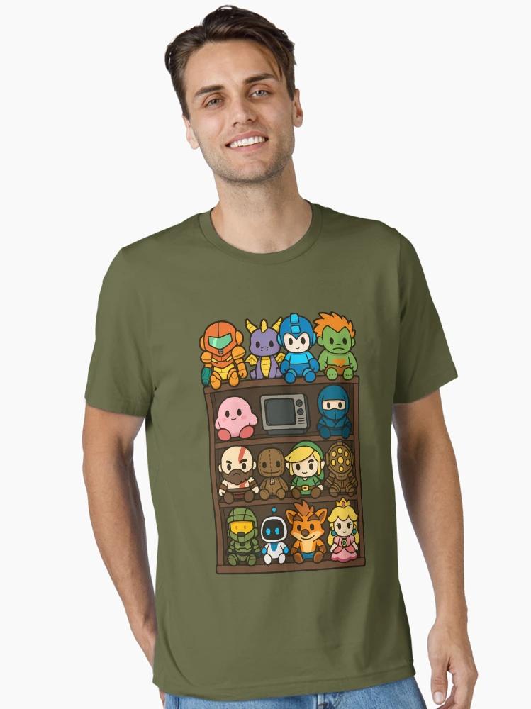 Thumbnail 2 of 7, Essential T-Shirt, Chibi Video Game Plush Toys designed and sold by Le-Freak.