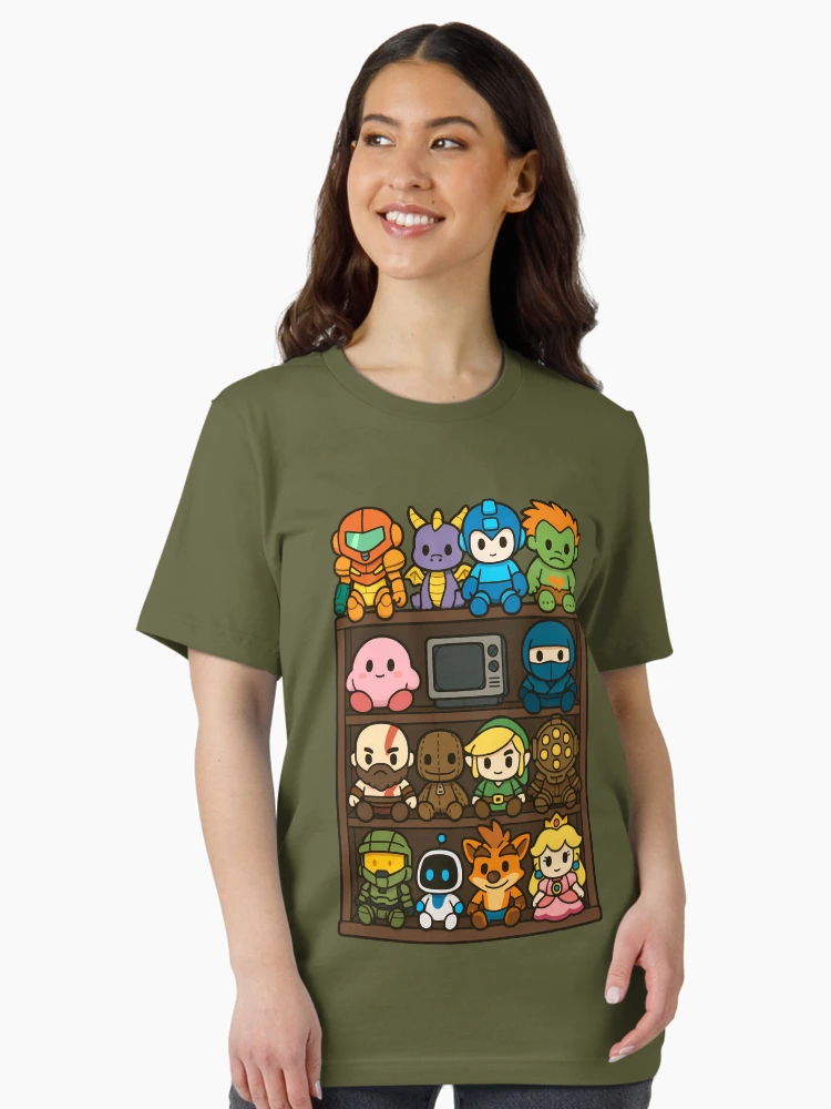 Thumbnail 3 of 7, Essential T-Shirt, Chibi Video Game Plush Toys designed and sold by Le-Freak.