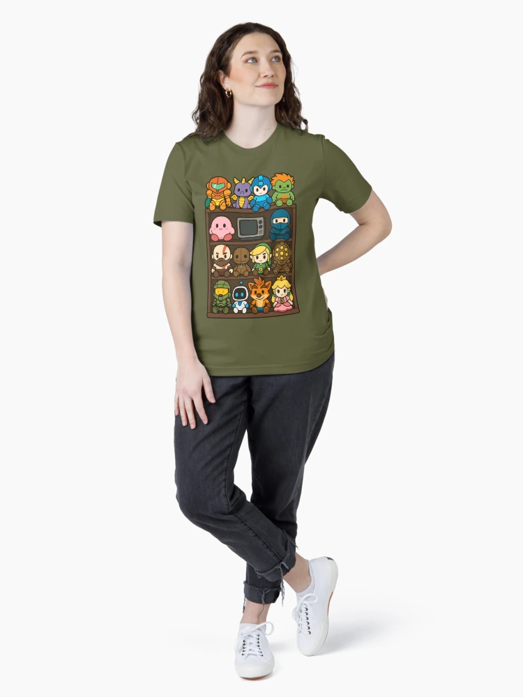 Thumbnail 4 of 7, Essential T-Shirt, Chibi Video Game Plush Toys designed and sold by Le-Freak.