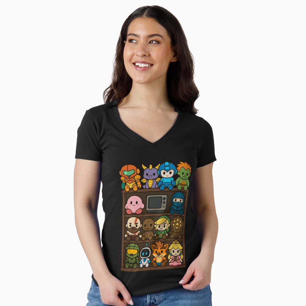 Item preview, Fitted V-Neck T-Shirt designed and sold by Le-Freak.