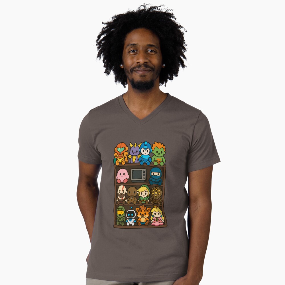 Item preview, V-Neck T-Shirt designed and sold by Le-Freak.