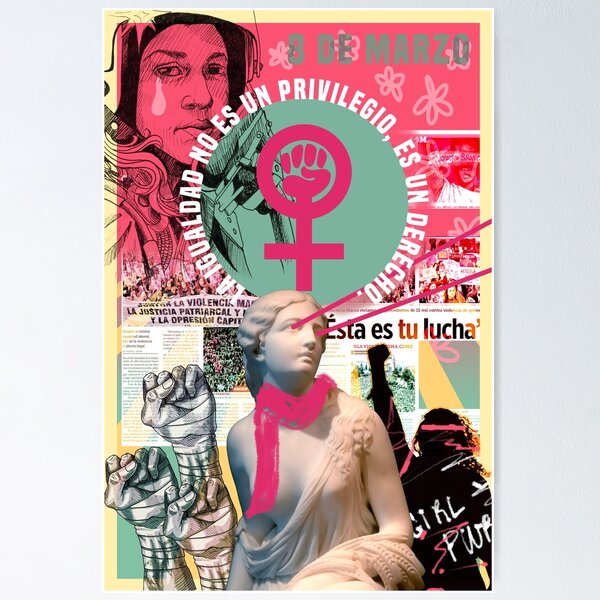Item preview, Poster feminista para el día de la mujer 8 de marzo designed and sold by CecyLL.