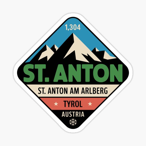 Aperçu de l'œuvre St. Anton Autriche Voyage en montagne créée et vendue par Digital Art Works Hub.