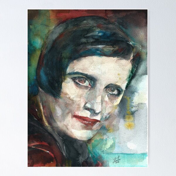 Item preview, AYN RAND - retrato en acuarela.3 designed and sold by lautir.