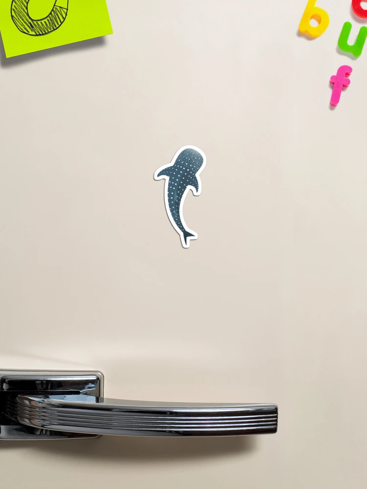 Imagen 1 de 3, Imán con la obra Tiburón ballena, diseñada y vendida por madisonmaria.