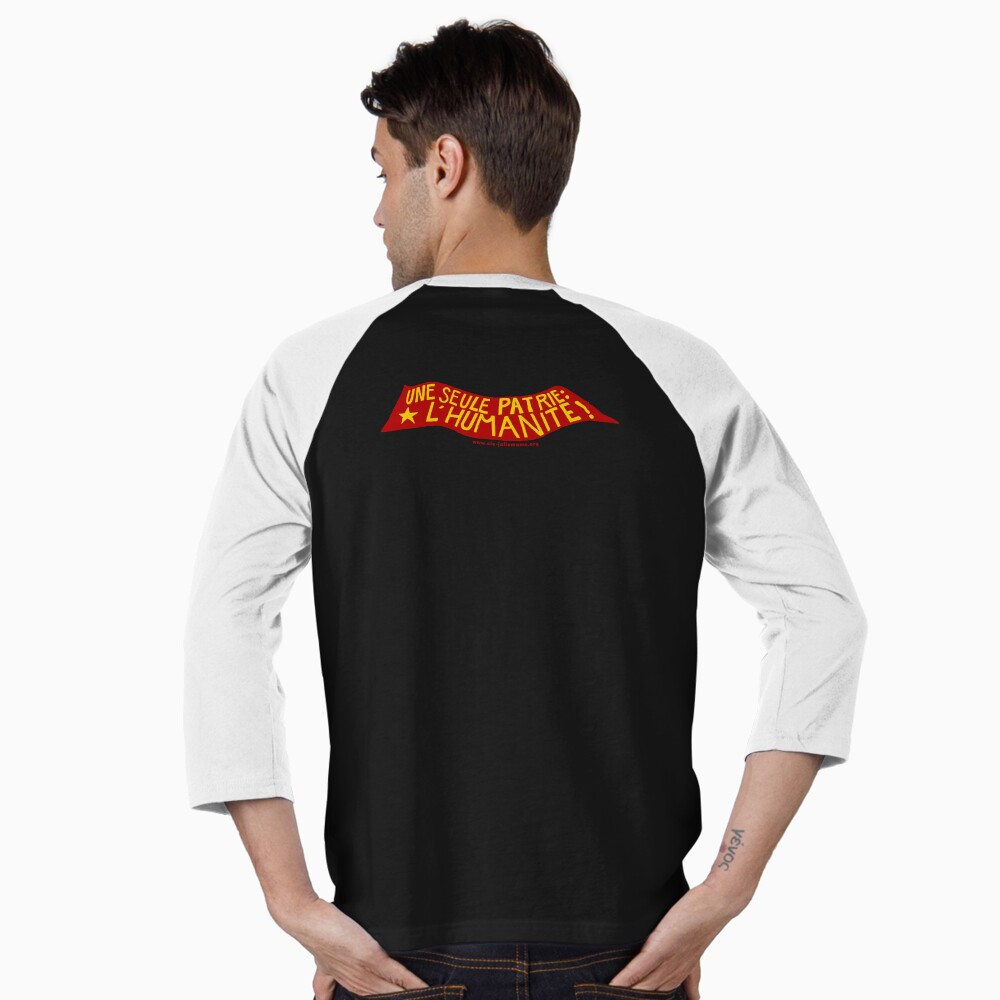 Aperçu de l'œuvre T-shirt baseball manches ¾ créée et vendue par Compagnie Jolie Môme.