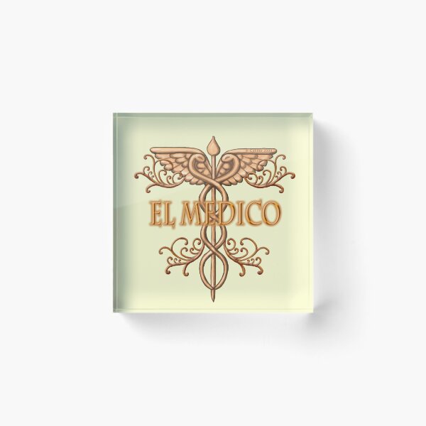Item preview, Caduceo de lujo Médico español designed and sold by artmuvz.
