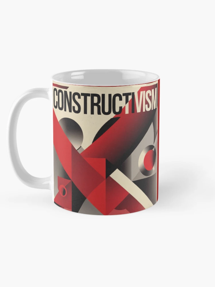 Thumbnail 5 of 6, Coffee Mug, Constructivist poster designed and sold by Javier Arizabalo Garcia.