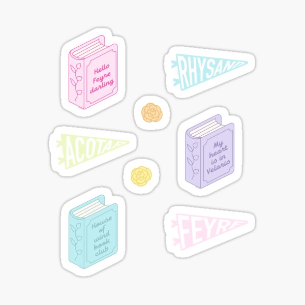 Item preview, Hola Feyre Darling / Mi corazón está en Velaris / House Of Wind Club / Rhysand High Lord Feyre Archeron Feysand Romance Books Tbr Acotar Pack designed and sold by Latinoladas.