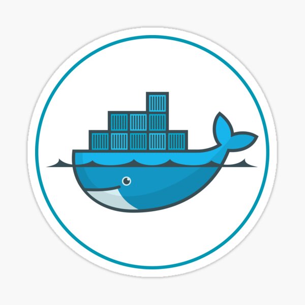 Item preview, Logotipo de la ballena de Docker designed and sold by Redstrawberry13.