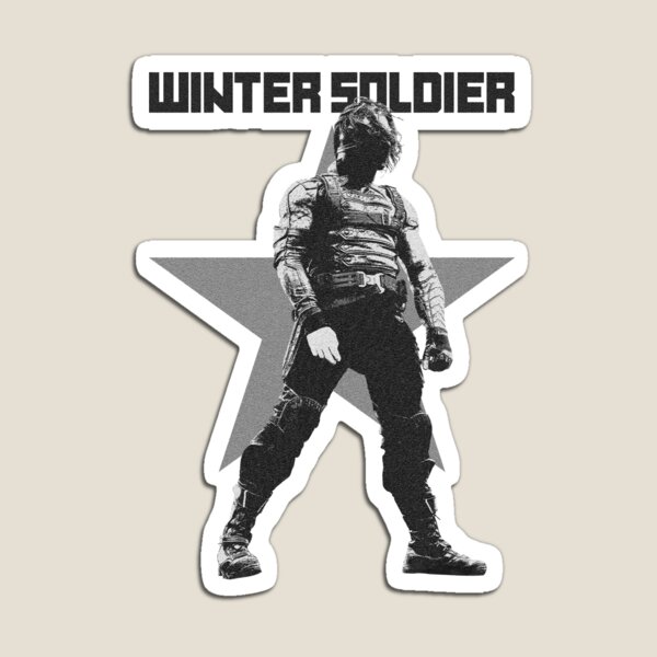 Item preview, Impresión original de la Estrella Plateada de El Soldado del Invierno de Bucky Barnes designed and sold by drianacore.