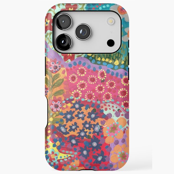 Item preview, colorful floral painting designed and sold by madebyceciliab.