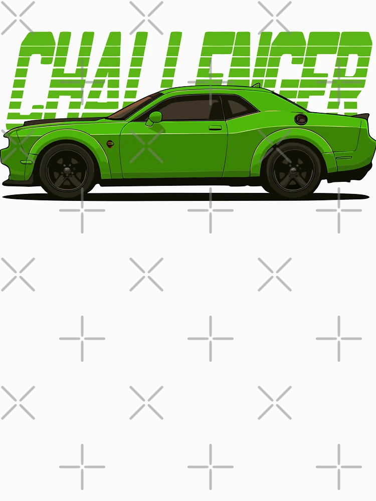 Thumbnail 6 of 6, Pullover Hoodie, Challenger SRT Demon Green designed and sold by BronArtworks.