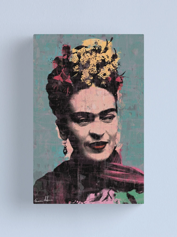 Thumbnail 1 of 3, Canvas Print, Frida Kahlo designed and sold by Frank Creative Shop.