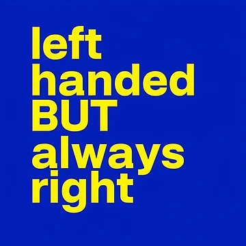 Artwork thumbnail, LEFT HANDED by andalaimaging