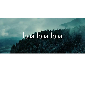 Aperçu de l'œuvre hoa hoa hoa Twilight Saga de BookishDecals