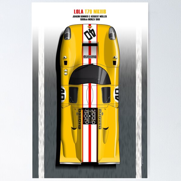 Item preview, Lola T70 Bongrip Monza 1969 designed and sold by Theodor Decker.