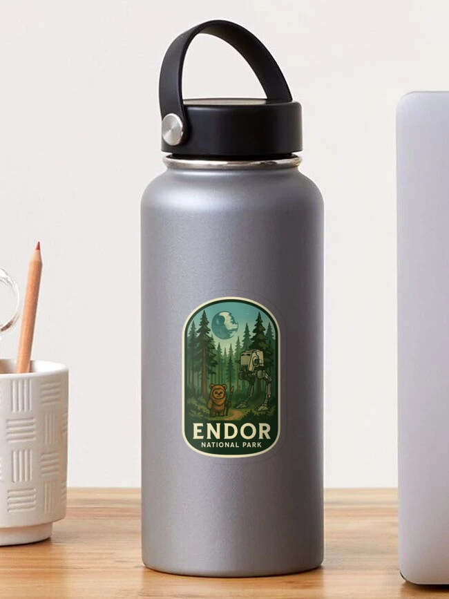 Thumbnail 1 of 3, Sticker, Endor National Park designed and sold by J² Sticker Co.