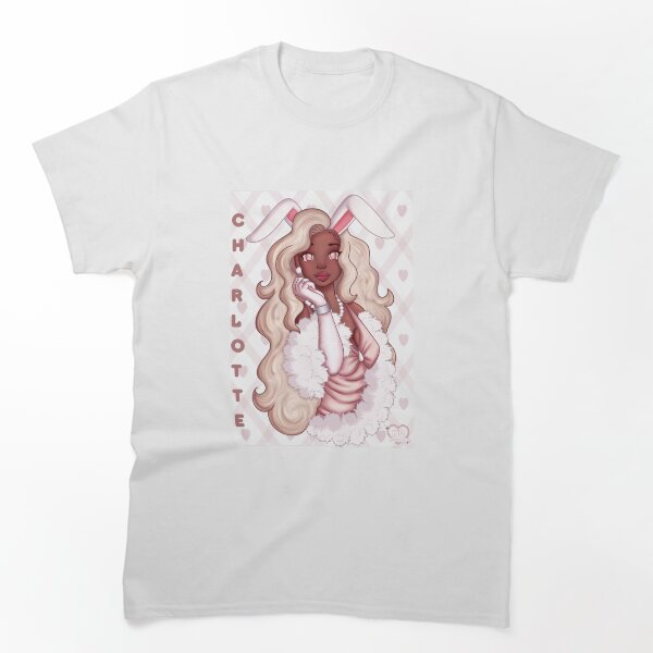 Aperçu de l'œuvre Charlotte, la lapine élégante – Art pastel glamour créée et vendue par MyMarvelousShop.
