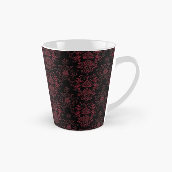 Item preview, Barroco gótico rojo – Patrón de damasco victoriano oscuro designed and sold by myprintedgems.