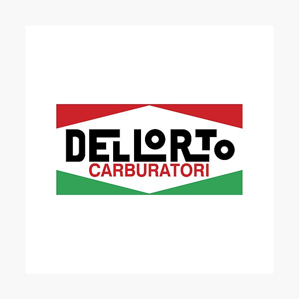 Artikelvorschau, Dellorto Carburatori - Motorradaufkleber entworfen und verkauft von enzoade.