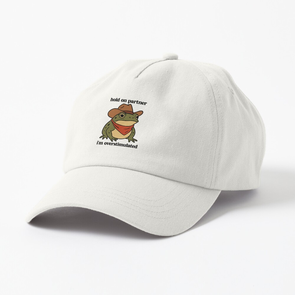 Vista previa del artículo con la obra «Dad hat», diseñado y vendido por Migdaliala.
