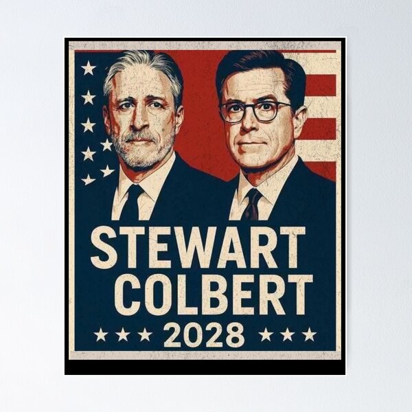 Artikelvorschau, Stewart Colbert Präsidentschaftswahl 2028 entworfen und verkauft von zptees.