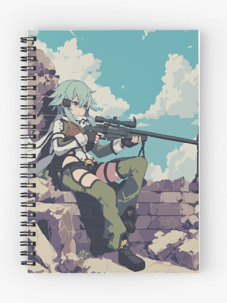 Thumbnail 1 of 3, Journal, Sinon Pixel Art designed and sold by SchellStation.