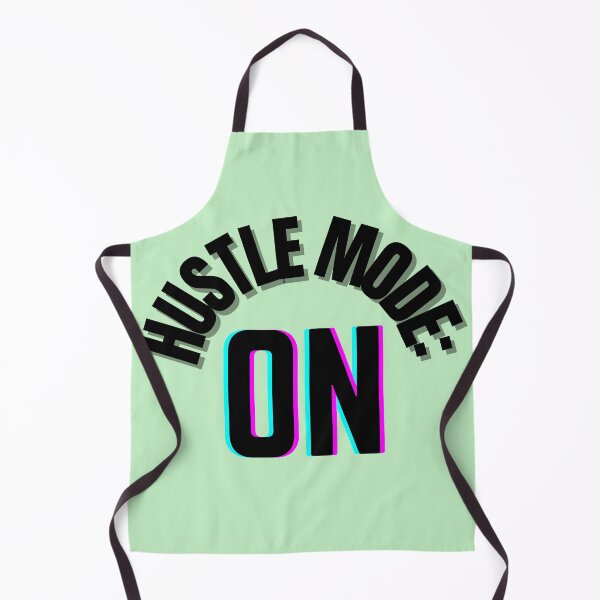 Item preview, Hustle Mode: ON – Gym Motivation Typography Design designed and sold by thoratsdesign.