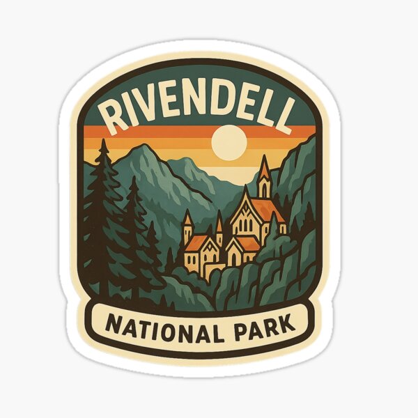 Aperçu de l'œuvre Parc national de Fondcombe créée et vendue par J² Sticker Co.