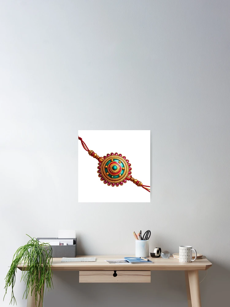 Thumbnail 2 of 3, Poster, Rakhi designed and sold by AwesomeDigiShop.
