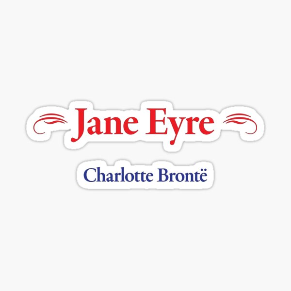 Item preview, Charlotte Brontë, Jane Eyre, autora inglesa, literatura clásica designed and sold by CharlottePlaceArt.