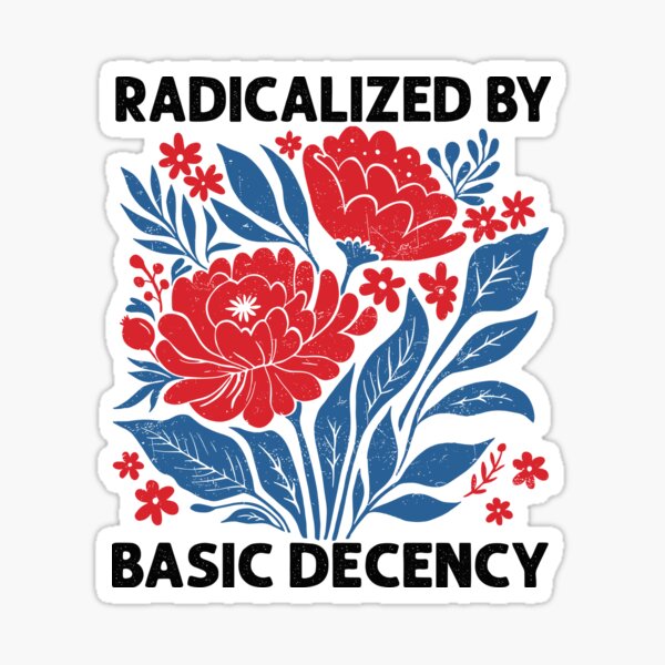 Aperçu de l'œuvre Radicalisé par la décence élémentaire créée et vendue par Spirex-Shop.