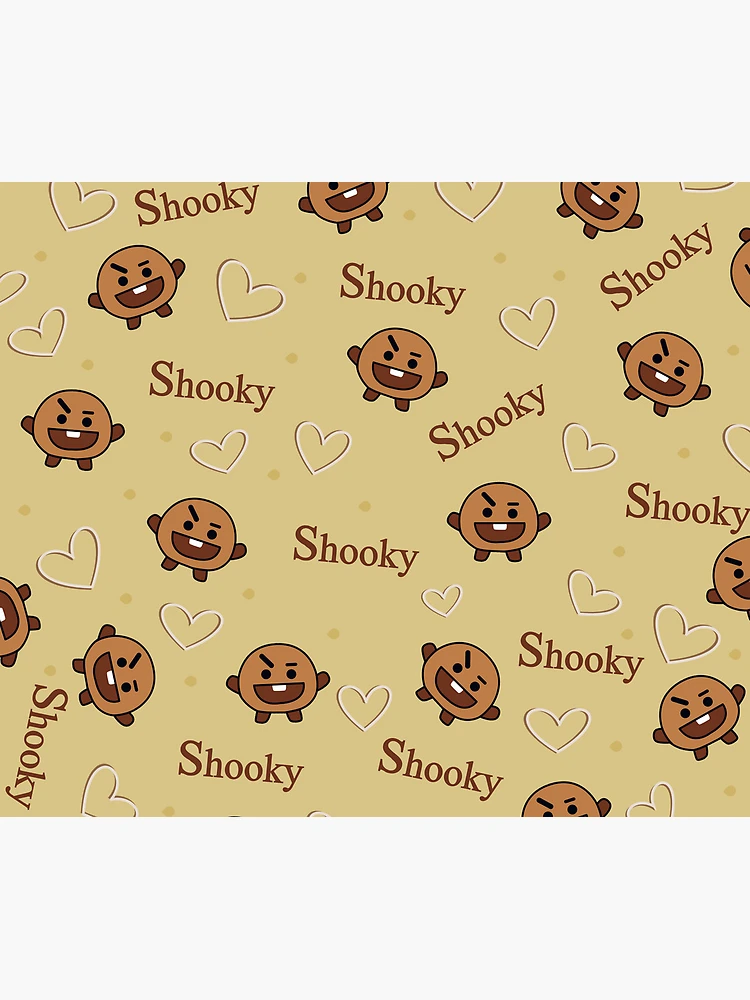 Thumbnail 5 of 5, Mouse Pad, Bt21 "Shooky" Fabric design designed and sold by Nana-sNook.