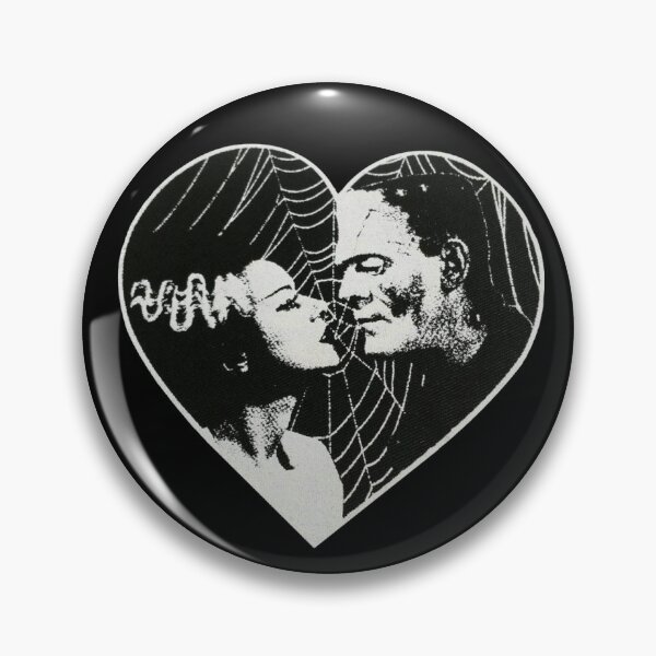 Item preview, Frankenstein y la novia, corazón gótico emo designed and sold by cemetery girl.