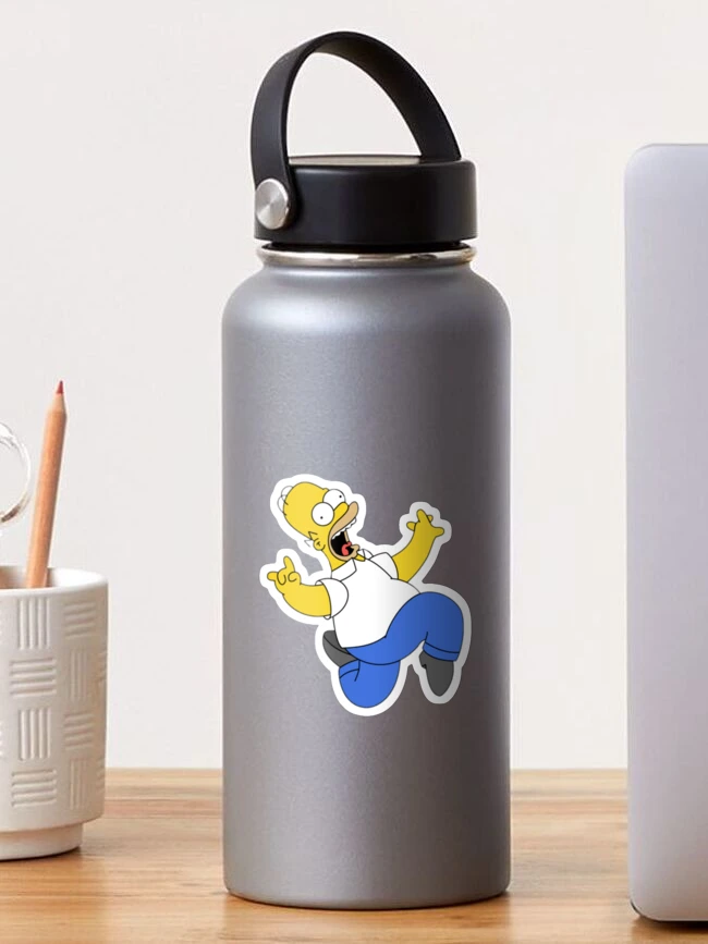 Thumbnail 1 of 3, Sticker, Homer Simpson designed and sold by Pixel Dynamo.